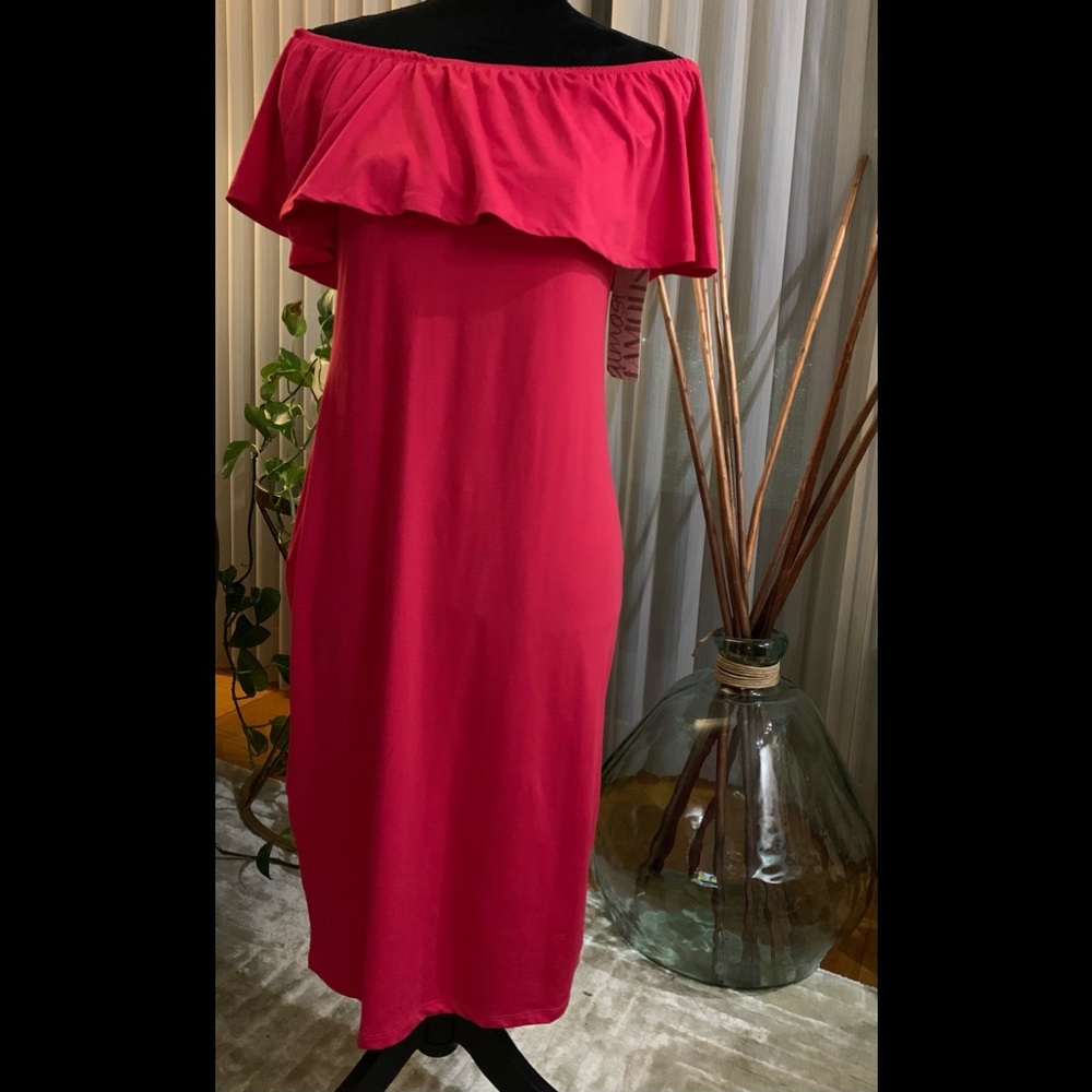 Off-the-Shoulder Pull On Dress🔥🔥